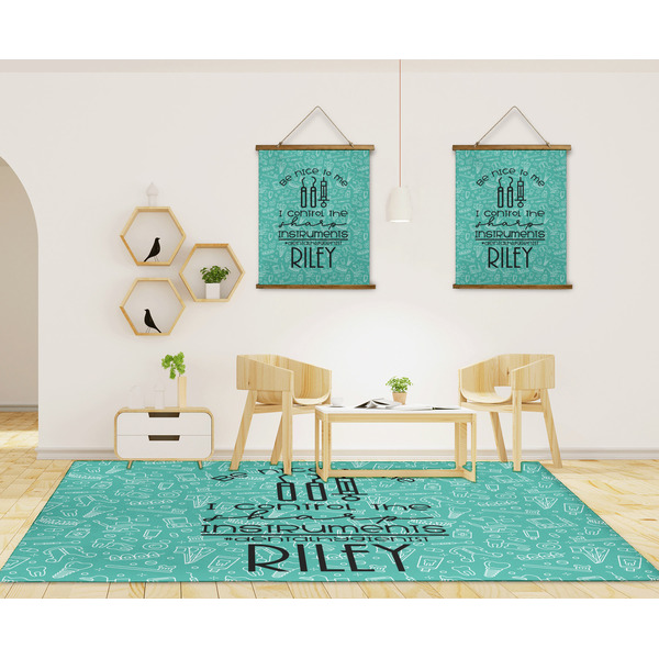 Dental Hygienist 8'x10' Indoor Area Rugs - IN CONTEXT