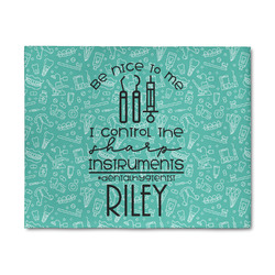 Dental Hygienist 8' x 10' Indoor Area Rug (Personalized)