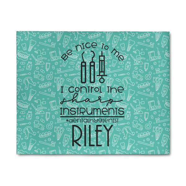 Custom Dental Hygienist 8' x 10' Patio Rug (Personalized)