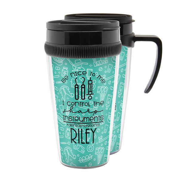 Custom Dental Hygienist Acrylic Travel Mug (Personalized)