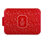 Dental Hygienist Aluminum Baking Pan with Red Lid (Personalized)