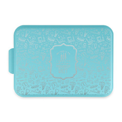 Dental Hygienist Aluminum Baking Pan with Teal Lid (Personalized)