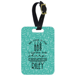 Dental Hygienist Metal Luggage Tag w/ Name or Text