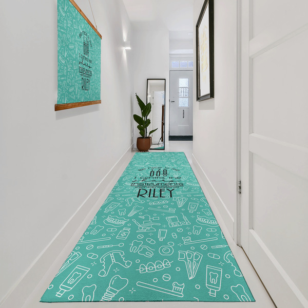 Dental Hygienist Area Rug Sizes - In Context (vertical)