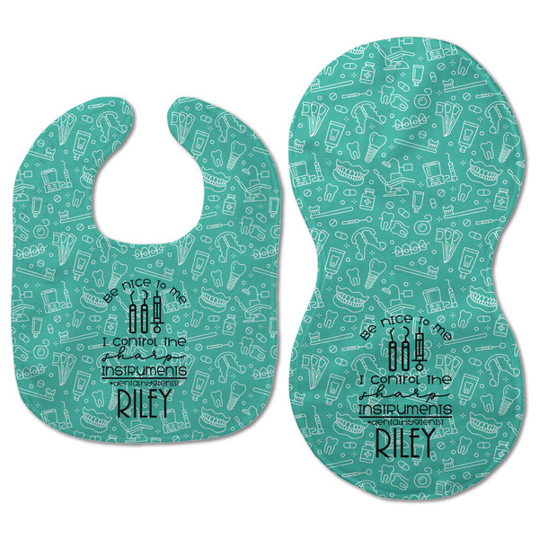 Dental Hygienist Baby Bib & Burp Set - Approval (new bib & burp)
