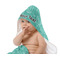 Dental Hygienist Baby Hooded Towel on Child