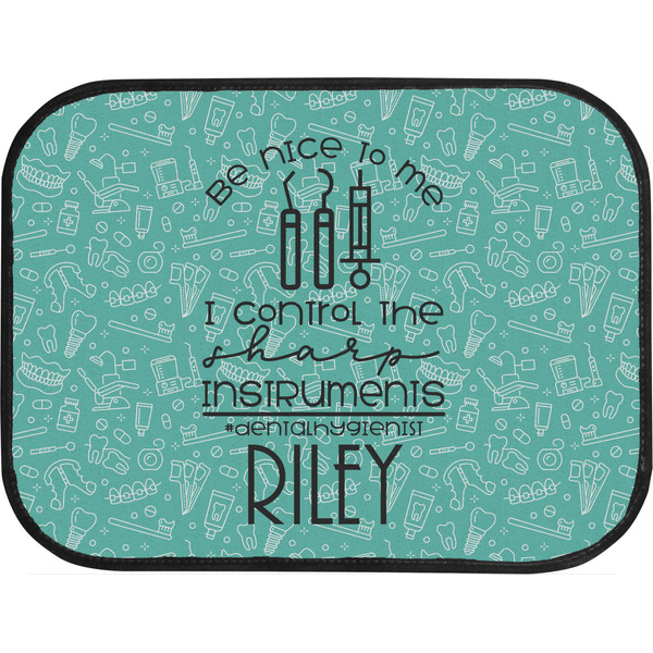 Dental Hygienist Back Seat Car Mat