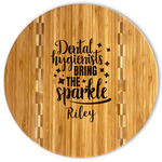Dental Hygienist Bamboo Cutting Board (Personalized)