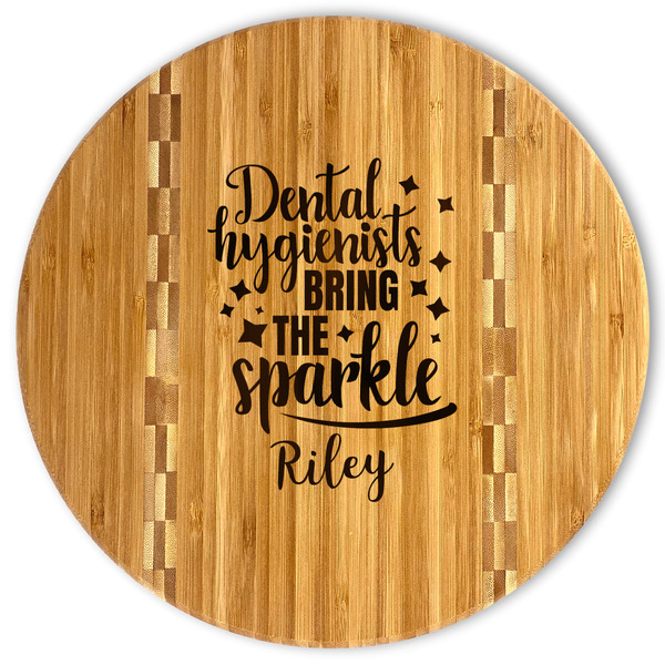 Custom Dental Hygienist Bamboo Cutting Board (Personalized)