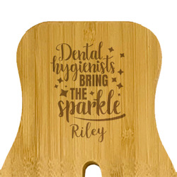 Dental Hygienist Bamboo Salad Mixing Hand (Personalized)