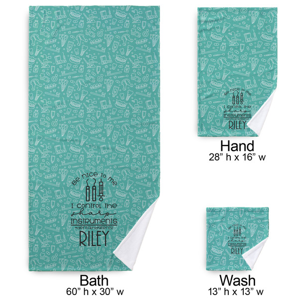 Dental Hygienist Bath Towel Sets - 3-piece - Approval