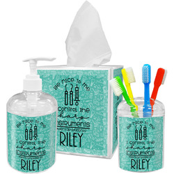 Dental Hygienist Acrylic Bathroom Accessories Set w/ Name or Text