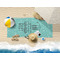 Dental Hygienist Beach Towel Lifestyle