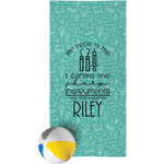 Dental Hygienist Beach Towel (Personalized)