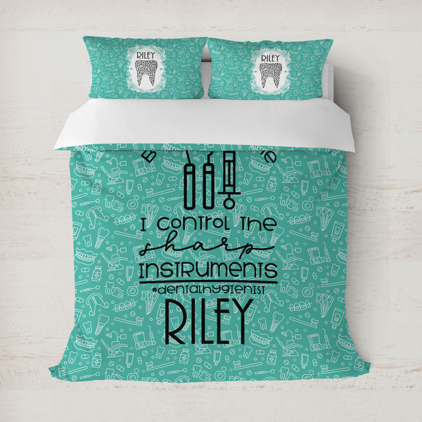 Custom Dental Hygienist Duvet Cover (Personalized)