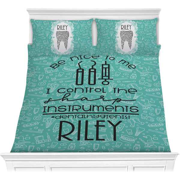 Custom Dental Hygienist Comforters (Personalized)