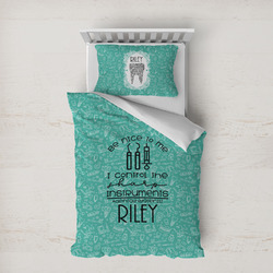 Dental Hygienist Duvet Cover Set - Twin XL (Personalized)