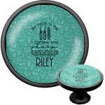 Dental Hygienist Cabinet Knob (Black) (Personalized)