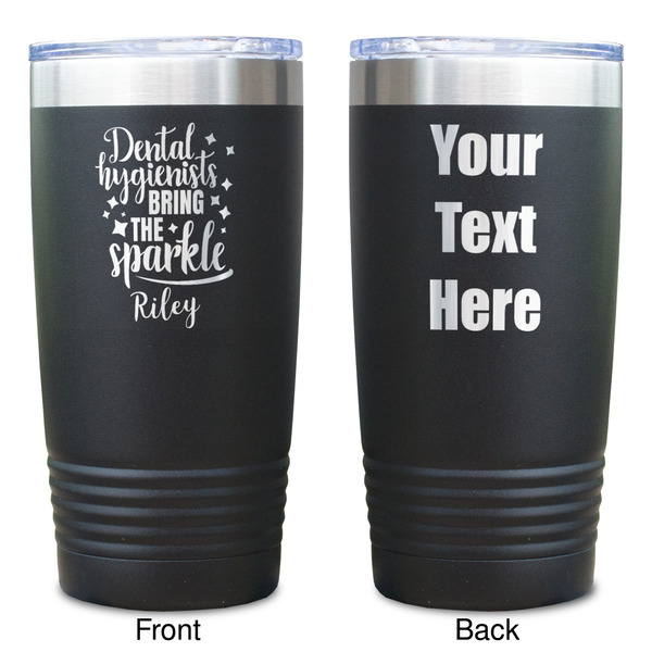Dental Hygienist Black Polar Camel Tumbler - 20oz - Double Sided  - Approval