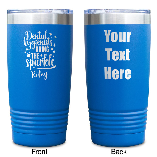 Dental Hygienist Blue Polar Camel Tumbler - 20oz - Double Sided - Approval