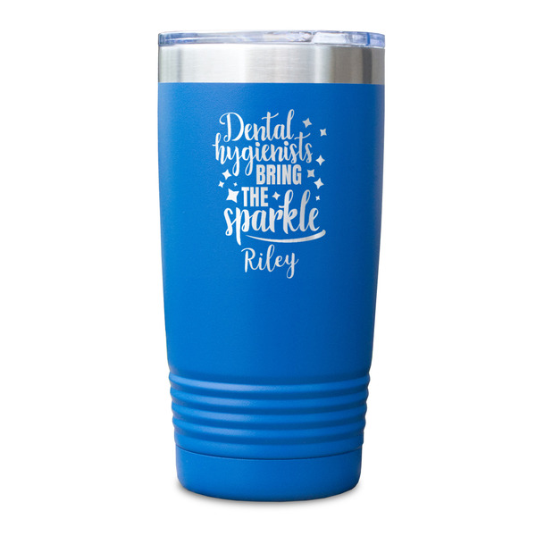 Dental Hygienist Blue Polar Camel Tumbler - 20oz - Single Sided - Approval