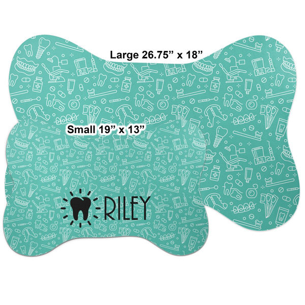 Dental Hygienist Bone Shaped Mat Comparison