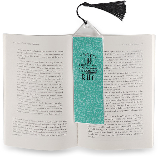 Dental Hygienist Bookmark with tassel - In book