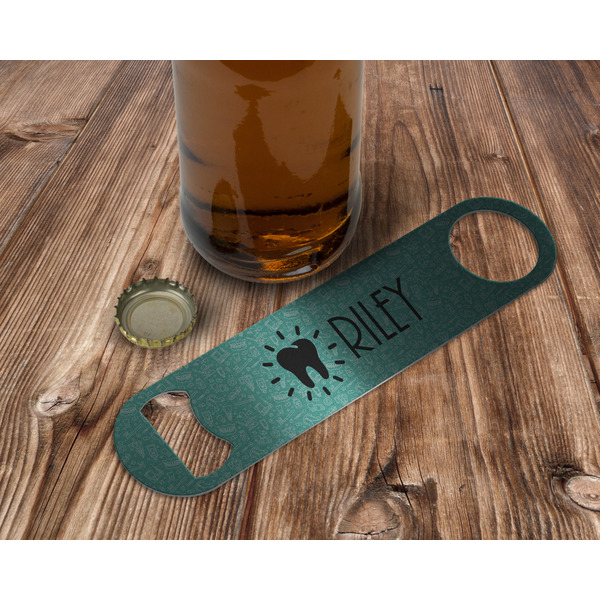 Dental Hygienist Bottle Opener - In Use