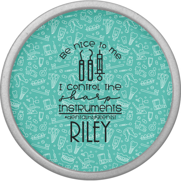 Dental Hygienist Cabinet Knob - Nickel - Front