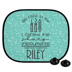 Dental Hygienist Car Side Window Sun Shade (Personalized)