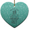 Dental Hygienist Heart Ceramic Ornament w/ Name or Text