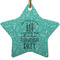 Dental Hygienist Star Ceramic Ornament w/ Name or Text
