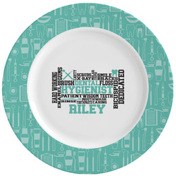 Dental Hygienist Ceramic Dinner Plates (Set of 4) (Personalized)