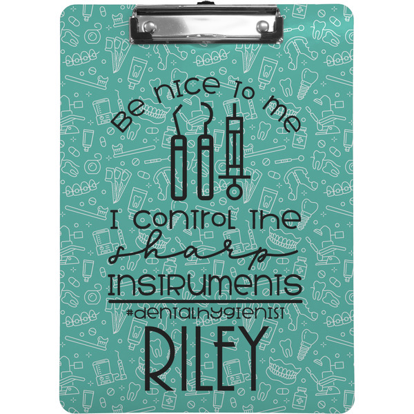 Custom Dental Hygienist Clipboard (Personalized)