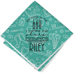 Dental Hygienist Cloth Napkin w/ Name or Text