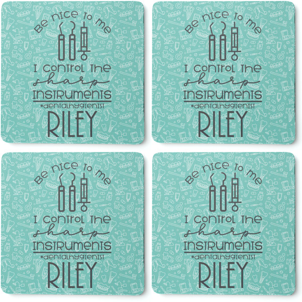 Dental Hygienist Coaster Rubber Back - Apvl