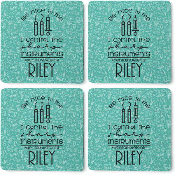 Dental Hygienist Coaster Rubber Back - Apvl