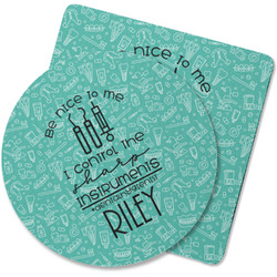 Dental Hygienist Rubber Backed Coaster (Personalized)