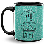 Dental Hygienist 11 Oz Coffee Mug - Black (Personalized)