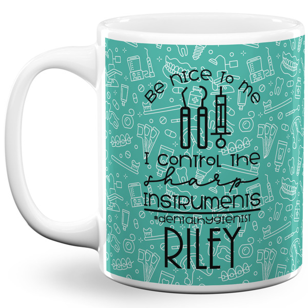 Custom Dental Hygienist 11 Oz Coffee Mug - White (Personalized)