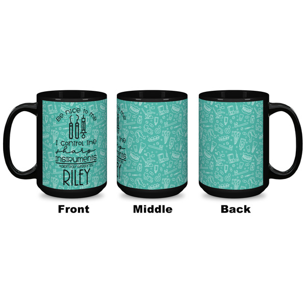 Dental Hygienist Coffee Mug - 15 oz - Black APPROVAL