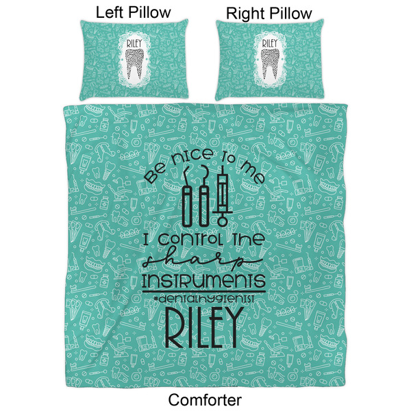 Dental Hygienist Comforter Set - Queen - Approval