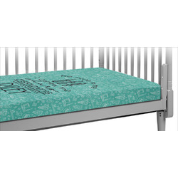 Dental Hygienist Crib Fitted Sheet (Personalized)