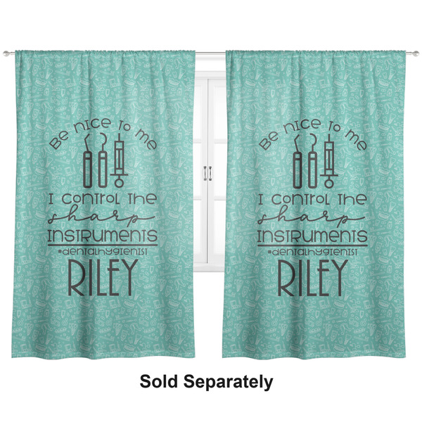 Dental Hygienist Curtains Double