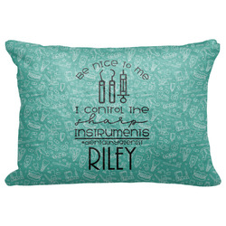 Dental Hygienist Decorative Baby Pillowcase - 16"x12" (Personalized)