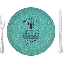 Dental Hygienist 10" Glass Lunch / Dinner Plates - Single or Set (Personalized)