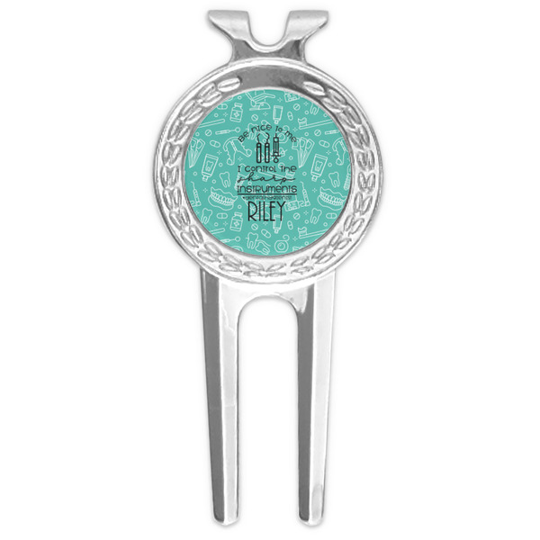 Custom Dental Hygienist Golf Divot Tool & Ball Marker (Personalized)