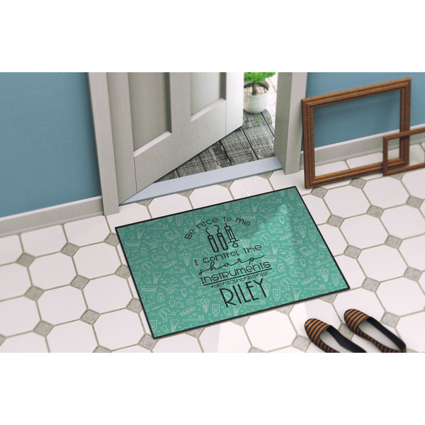 Dental Hygienist Door Mat Lifestyle