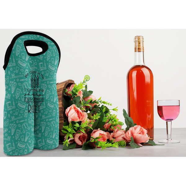 Dental Hygienist Double Wine Tote - LIFESTYLE (new)