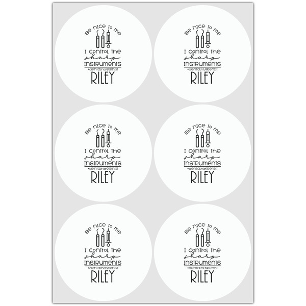 Dental Hygienist Drink Topper - Large - Set of 6